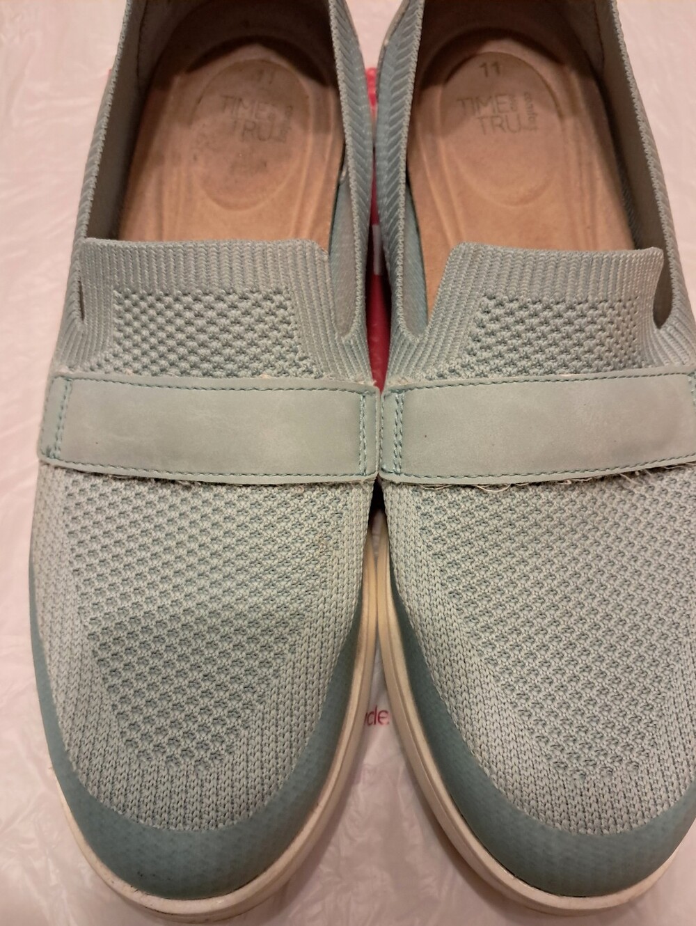 TIME and TRU comfort SLIP ON SHOES Sz 11